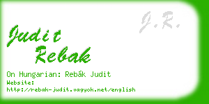 judit rebak business card